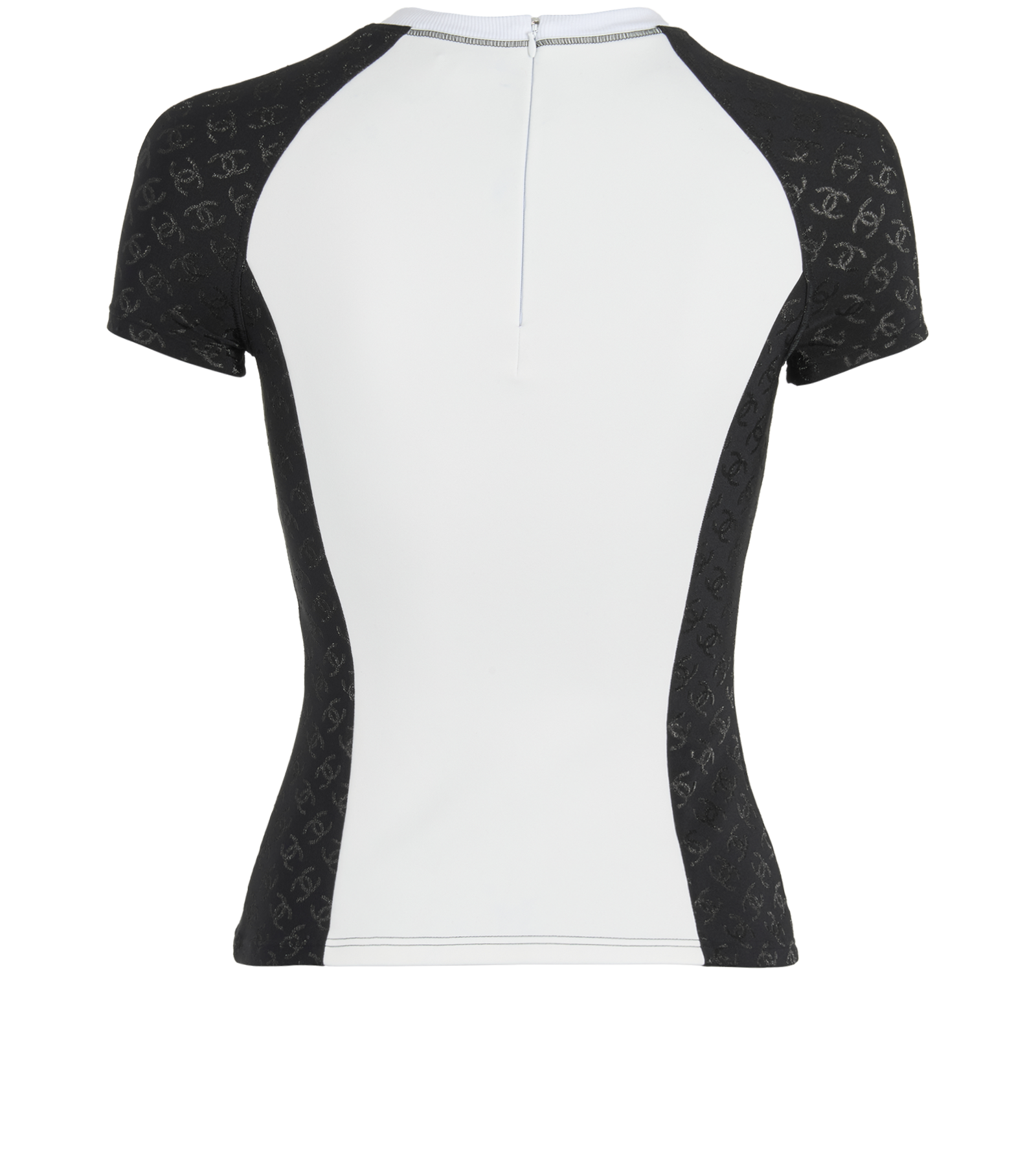 Pre-loved Chanel 24C Jacquard Short Sleeves Top - £550
