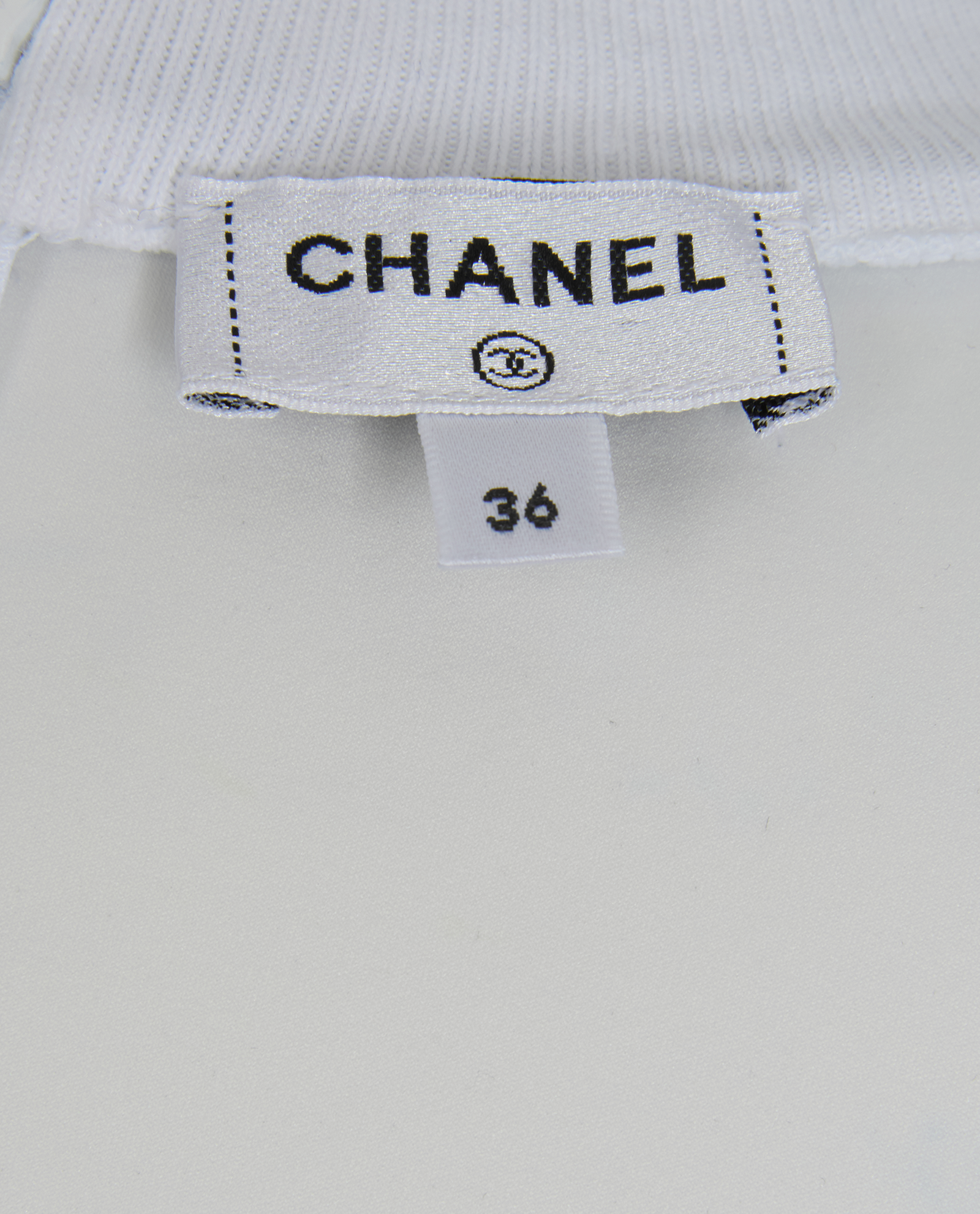 Pre-loved Chanel 24C Jacquard Short Sleeves Top - £550