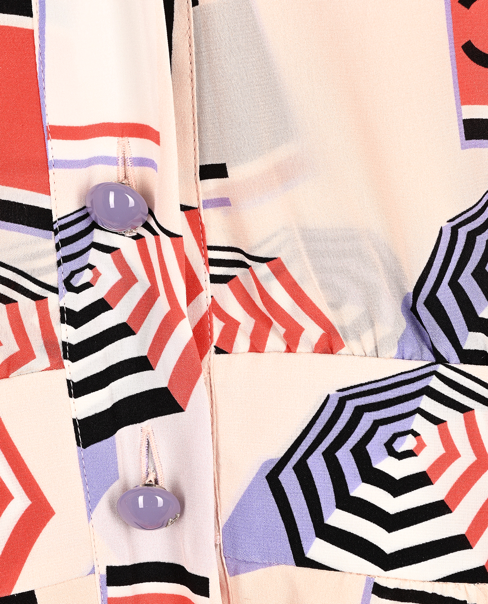 Chanel Parasol Print Blouse, &pound;650, Clothing, Pink, Silk, Other view