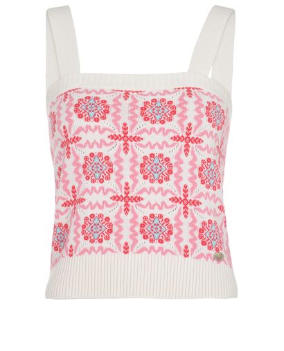 Chanel Printed Tank Top, front view