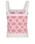 Chanel Printed Tank Top, back view