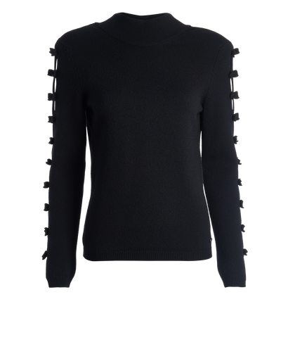 Chanel Bow Sleeve Jumper, front view