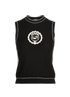 Chanel 5 Sleeveless Knit Top, front view