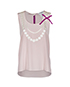 Chanel Sleeveless Blouse, &pound;140, Clothing, Front view