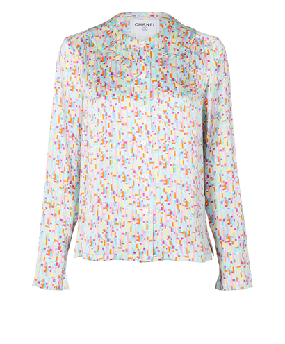 Chanel 01A Coco Geometric Blouse, front view