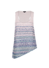 Chanel Asymmetric Tweed Tank Top, front view