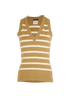 Chanel Striped Vest, front view