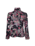 Chanel Asian Mask Printed Blouse, back view