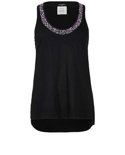 Chanel Embellished Beaded Top, front view
