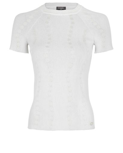Chanel Knit Short Sleeve Top, &pound;220, Front view