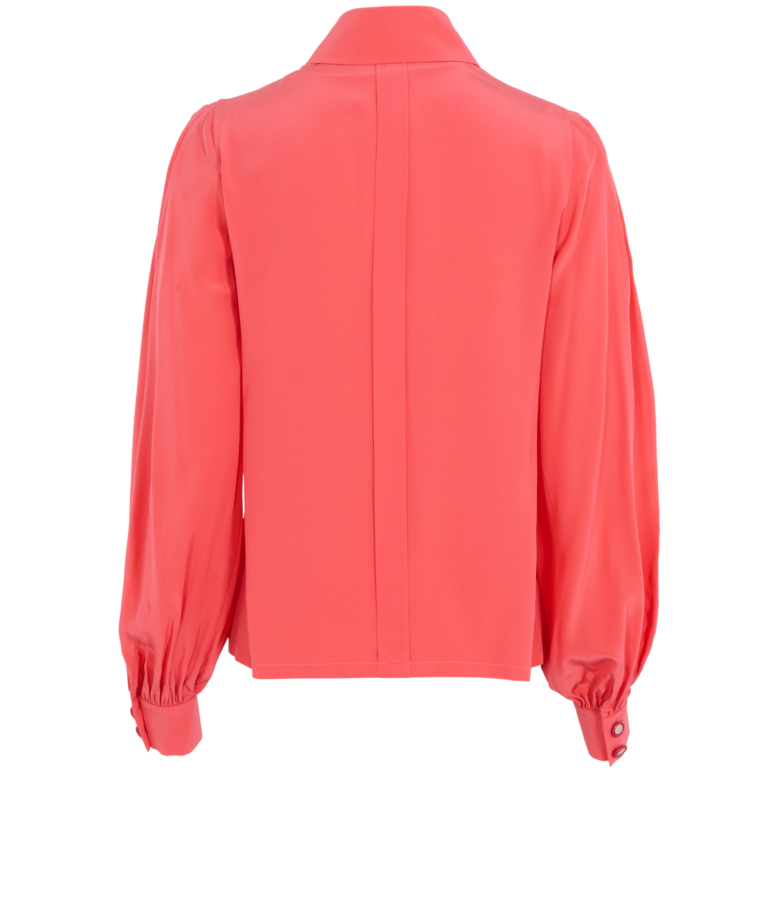 Chanel Pleated Blouse, &pound;395, Clothing, Pink, Silk, Back view