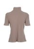 Chanel Pearl Ribbed Top, back view