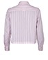 Chanel Vintage Pinstripe Fitted Shirt, back view