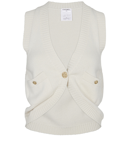 Chanel 2009 Cashmere Vest, front view