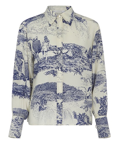 Chloe Toile de Jouy Print Shirt, front view