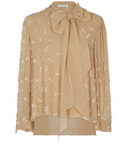 Chloé Embroidered Floral Blouse, front view