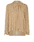 Chloé Embroidered Floral Blouse, front view
