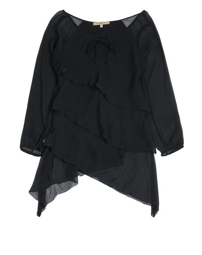 See by Chloe Sheer Ruffle Blouse, front view