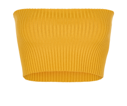 Chloe Bandeau Top, Wool, Yellow, Sz M, 4*