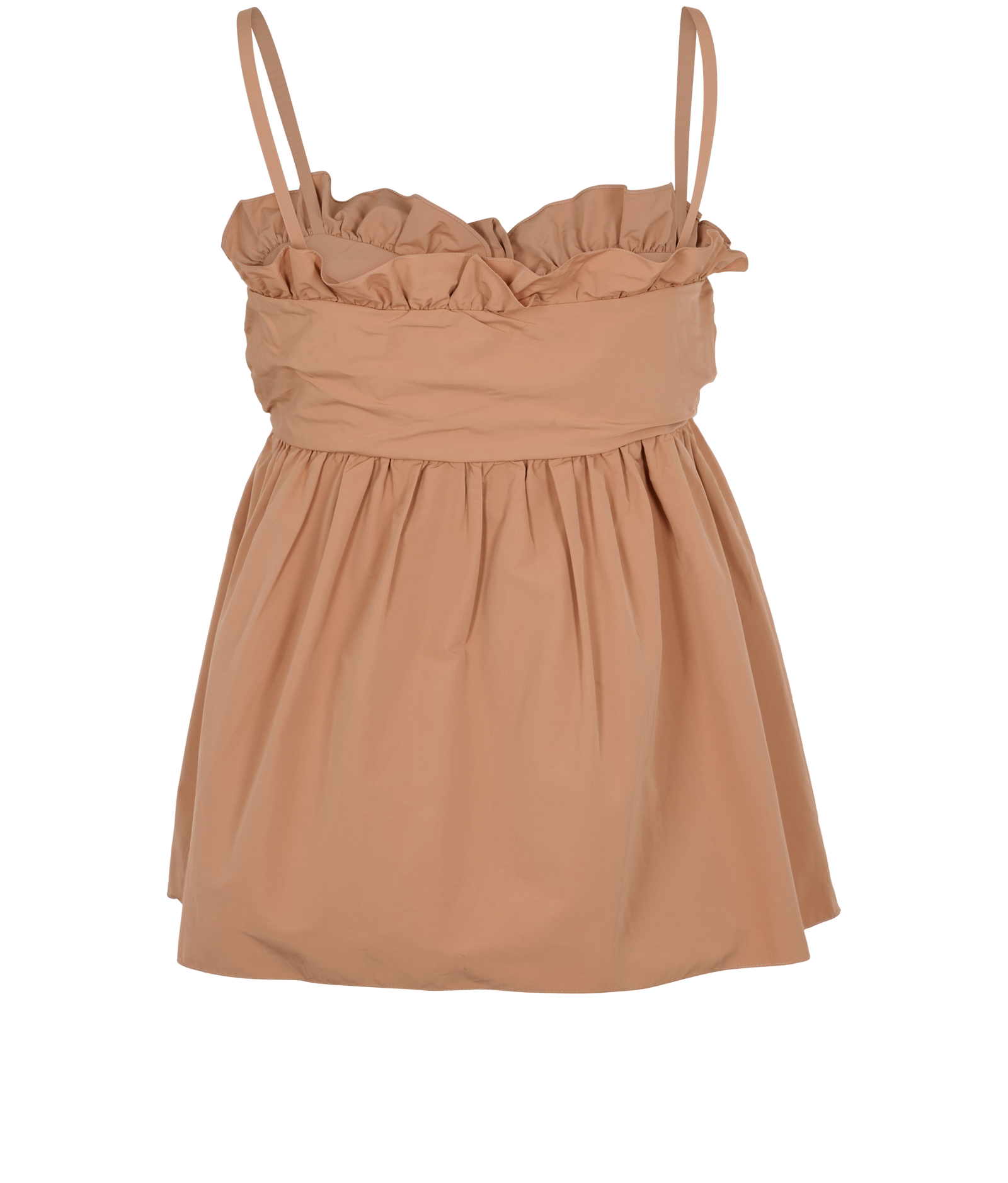 Chloe Bow Sleeveless Top, &pound;90, Clothing, Pink, Cotton/Polyester (Polymer), Back view