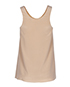 Chloe Peach Silk Vest Top, back view