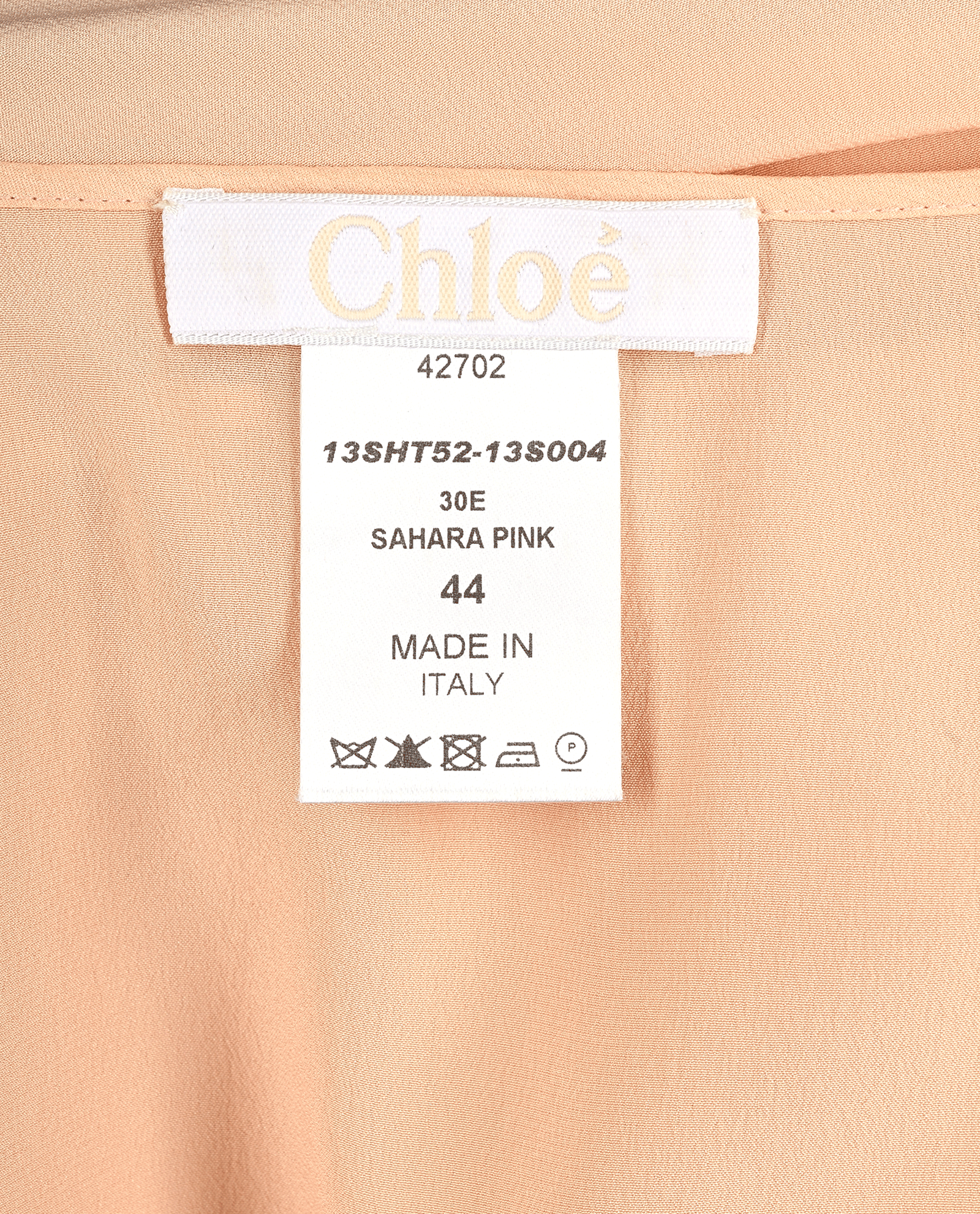 Chloe Short Sleeve, &pound;80, Clothing, Pink, Silk, Other view