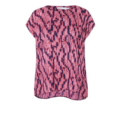 See By Chloe Knit Print Blouse, front view