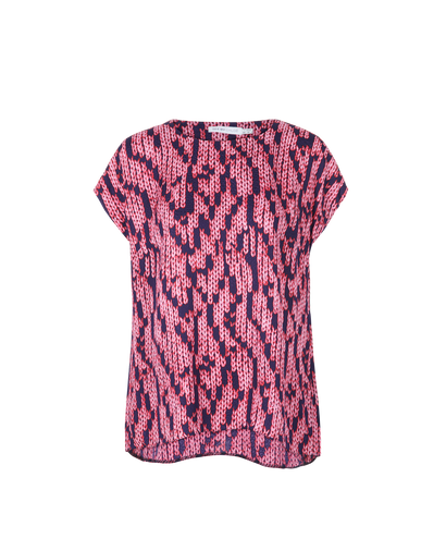 See By Chlo� Knit Print Blouse, front view