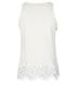 Chloé Lace Insert Top, back view