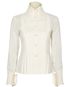 Chanel Frill High Neck Blouse, front view