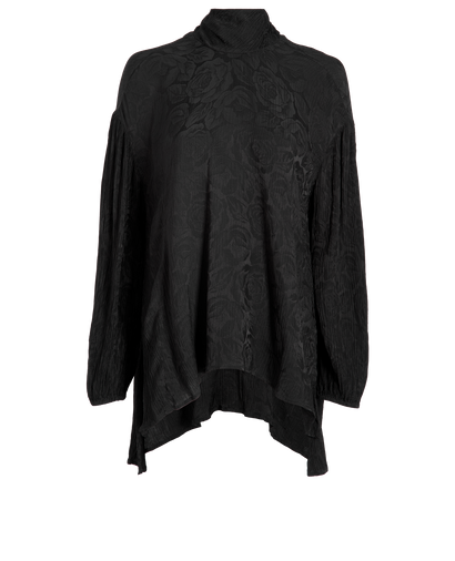 Chloe Floral Tie-Neck Blouse, front view