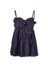 Chloe Bow-Detail Sleeveless Top, &pound;80, Clothing, Purple, Silk, Front view