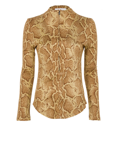 Chloe Snake Print Top, front view