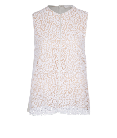 Chloe Floral Lace Top, front view