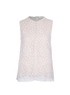 Chloe Floral Lace Top, front view