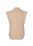 Chloé Pleated Sleeveless Shirt, back view