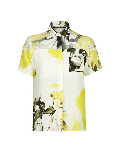 Christopher Kane Floral Sheer Top, front view