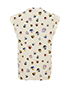 Christopher Kane Ditsy Pansy Sleeveless Blouse, back view