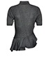 Comme des Garcons Metallic Knitted Top, back view
