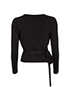 Diane Von Furstenberg Azila Wrap Top, back view