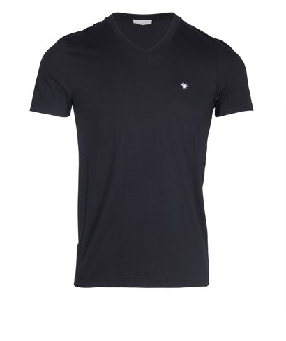 Christian Dior V Neck Bee T-Shirt, front view