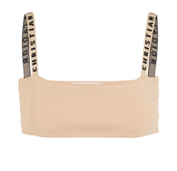 Christian Dior Bralette Top, Viscose, Beige, Sz XS, 1*