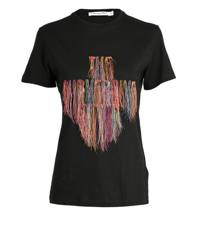 Dior The Submersive Stitch T-Shirt, &pound;190, Clothing, Black, Cotton, Front view
