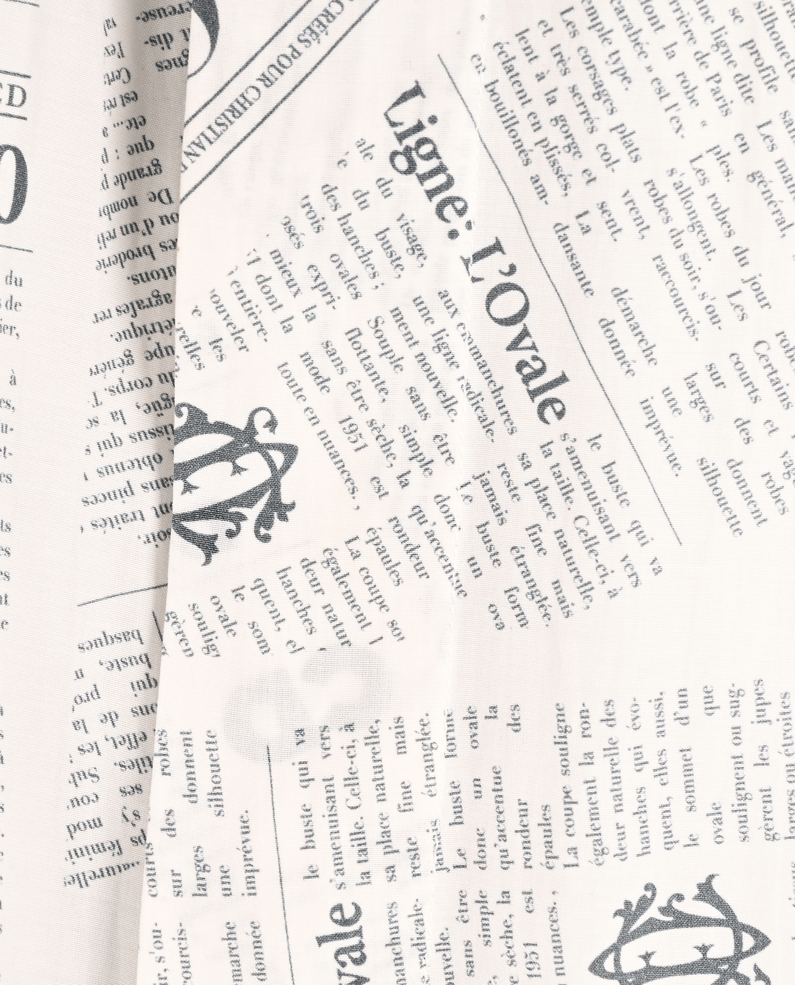 Christian Dior X Arsham Newspaper Shirt, &pound;450, Clothing, Black/White, Cotton, Other view