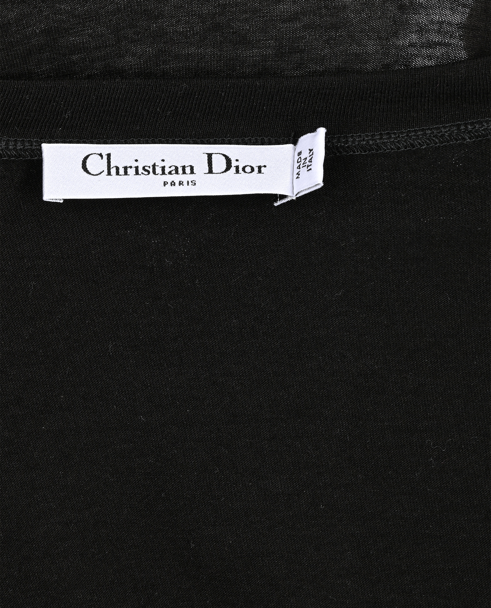 Christian Dior J'adior T Shirt, &pound;275, Clothing, Black, Cotton, Other view