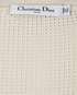 Christian Dior J'Adior Perforated Top, &pound;350, Clothing, Cream/Navy, Cotton, Other view