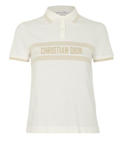 Christian Dior Logo Polo Shirt, front view