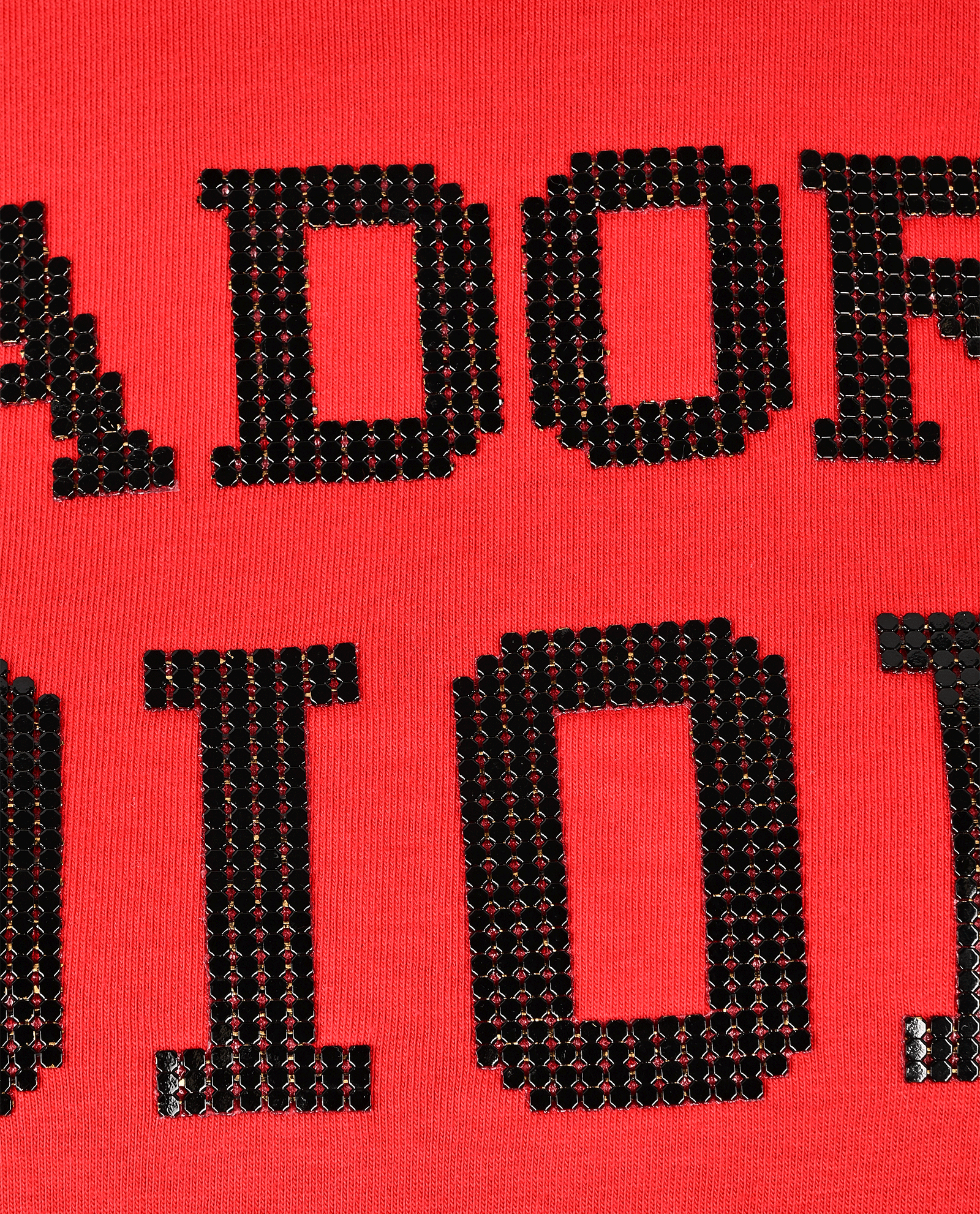 Christian Dior J'Adore T-Shirt, &pound;295, Clothing, Black/Red, Cotton, Other view