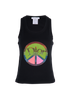 Christian Dior Peace Sign Top, &pound;150, Clothing, Black, Cotton/Crystal, Front view