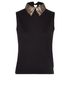 Christian Dior Sequined Collar Vest Top, front view